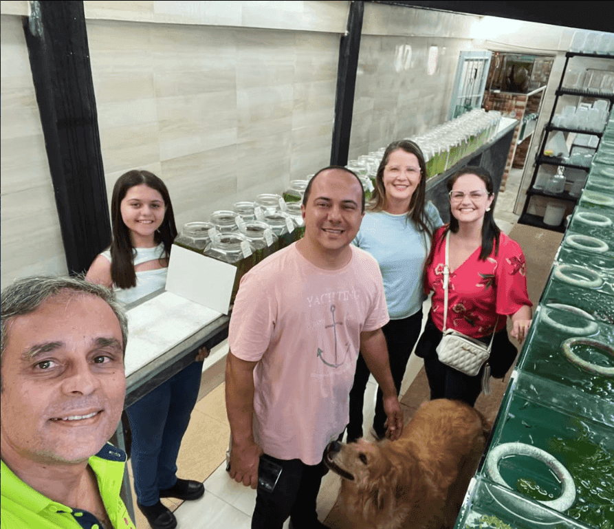 Encontro com Mário Garcia e Léia, da UNAQUA, em Belo Horizonte
